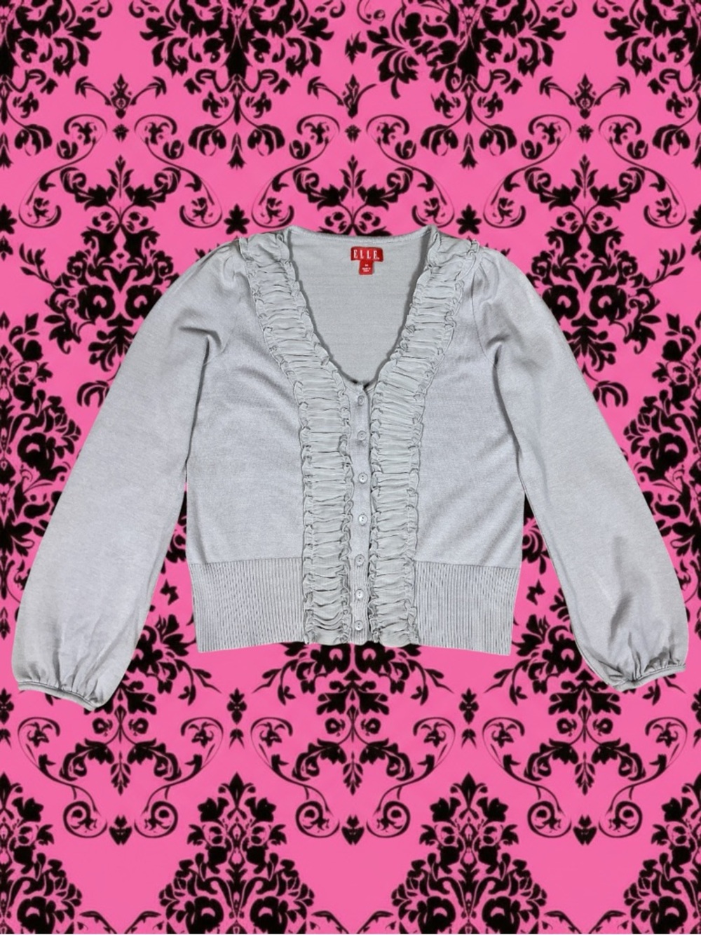 Elle Coquette Balletcore Regencycore Shabby Chic Victorian Inspired Cardigan M